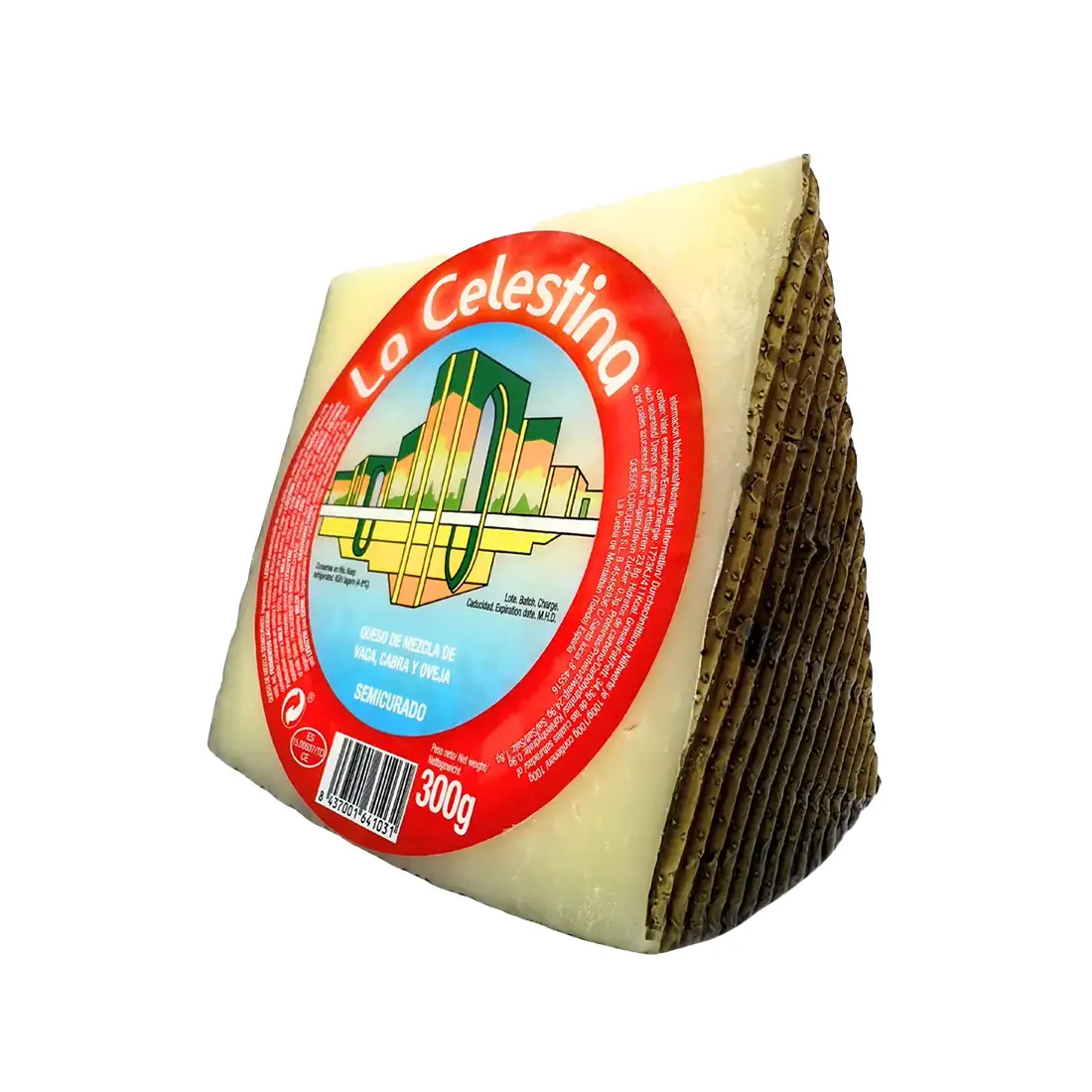 Cuña de queso mezcla semicurado