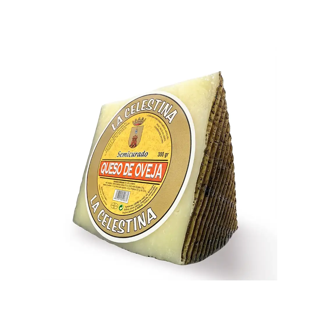 Cuña de queso semicurado de oveja